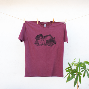Hiking Platypus on a Walkabout Tshirt Design